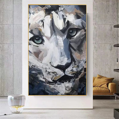 Hand-Painted Animal Canvas Wall Art