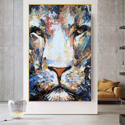 Hand-Painted Animal Canvas Wall Art