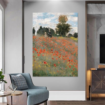 Abstract Famous Landscape Oil Painting – Luxury Unframed Canvas Art