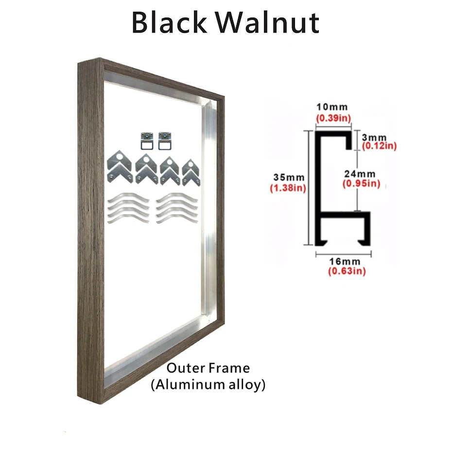 8 Colours 40x50cm & 30x40cm Metal Aluminum Frames for Oil Paintings & Artwork, Home Decor